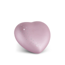 Heart Urn Colour Rosé with Startrail for Dogs and Cats
