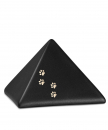 Ceramic urn pyramid with 4 shiny paws various colours different sizes